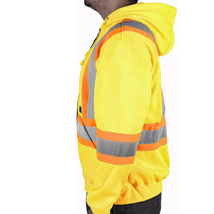Wholesale Price Safety Hoodie Plus Size In Stock Safety Hoodie High Vis Custom Made High Quality Safety Hoodie - Product Image 5