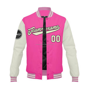 Veste universitaire en laine légère personnalisée manches en cuir support respirant coupe-vent doux au toucher MCACVJ-55 broderie décoration pour - Product Image 2