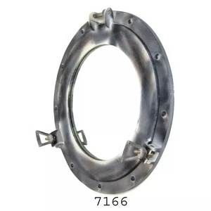 Proveedor a granel Ventana de ojo de buey náutico de aluminio de 12 pulgadas Decoración de pared marítima multifuncional Espejo Suministros marinos - Product Image 5