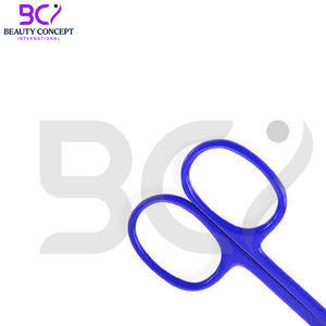 Tijeras para Uñas Azules para Belleza y Cuidado de la Piel, Removedor de Piel Muerta con Punta Afilada de Acero Inoxidable, Tijeras para Cutículas - Product Image 5