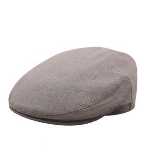 Wholesale Plain Breathable Newsboy <b>Flat</b> <b>Caps</b> Duckbill Ivy Hats <b>Cap</b> for <b>Men</b> Women Cotton <b>Cap</b> for Winter - Product Image 3