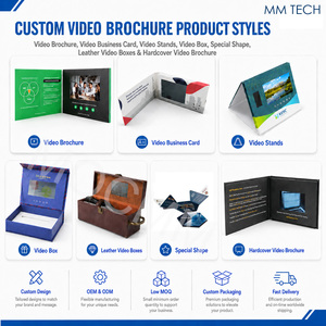 Vente en gros de couvertures de livres vidéo LCD 10,1 pouces avec écran IPS et pelliculage mat pour la promotion en détail, service de logo personnalisé - Product Image 5