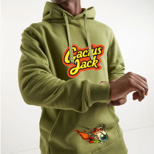 Sudadera con Capucha Extra Grande para Hombre, 100% Algodón, con Cierre, Bordada, Impresión Digital Ecológica, Transpirable, para Invierno - Product Image 3