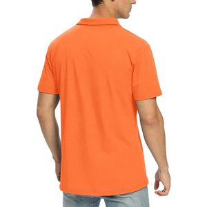 Polos pour hommes Chemise à col en coton doux à manches courtes - Product Image 2