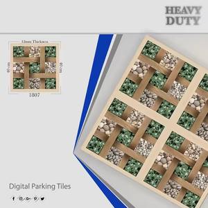 40x40cm Foshan Factory hecho a medida coche Digital Exterior cerámica 16x16 porcelana Digital piso estacionamiento 400x400mm azulejos esmaltados - Product Image 4