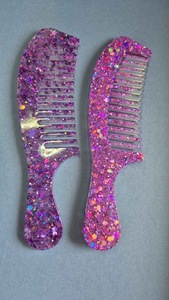 หวีเรซิ่นมืออาชีพสำหรับช่างตัดผม ใช้สำหรับจัดแต่งทรงผมในร้านเสริมสวย วัสดุเรซิ่นคุณภาพสูง - Product Image 3