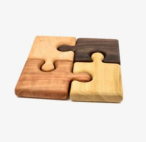 Dessous de verre en bois naturel pour décoration de table personnalisée Dessous de verre en bois Vaisselle au design moderne à vendre - Product Image 4