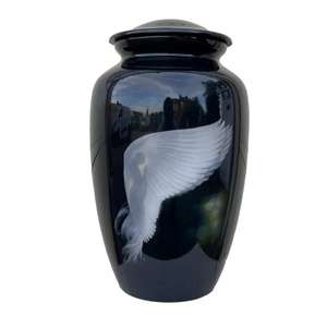 Urna de cremación clásica y recuerdos Urna conmemorativa funeraria de diseño lujoso con Premium Pure para servicios de entierro de la India - Product Image 6