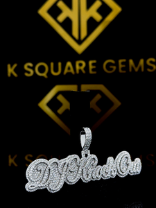 Colgante de hip hop con nombre personalizado, colgante con número de hip hop para hombre, colgante de moissanita, joyería Ice Out Hip Hop - Product Image 4