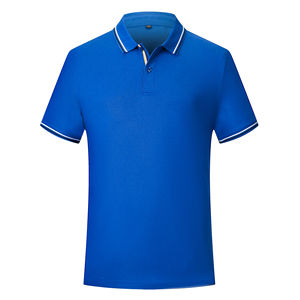 NUEVO Verano manga corta proceso de mercerización transpirable fresco absorción de humedad sudor hombres polos camiseta - Product Image 5