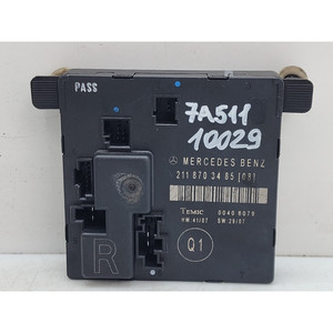 UNITÉ DE COMMANDE DE PORTE ARRIÈRE DROITE MERCEDES Classe E Berline W211 2ème Série A2118703285 (07>) - Product Image 1