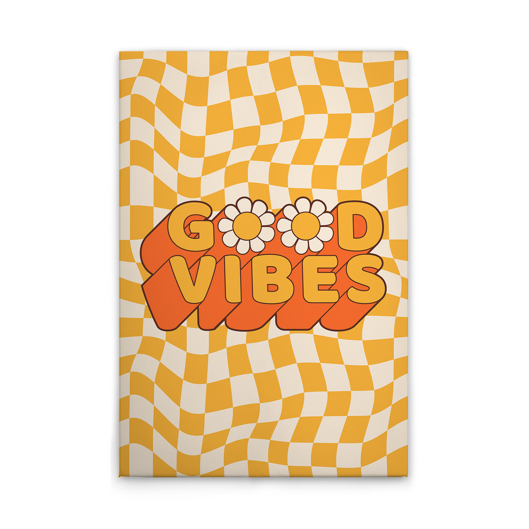 Jaune, orange, crème, marron