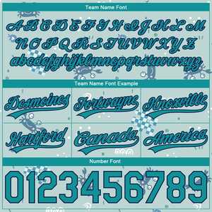 Pantalones Cortos Personalizados Aqua Teal-Navy Patrón 3D Cangrejos Pantalones Cortos Baloncesto Ropa Deportiva ommiz industry - Product Image 3