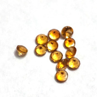 Haute qualité 0.06 Cts Citrine dorée naturelle 2.5mm coupe brillante pierre précieuse en vrac étincelant cercle facette bijoux