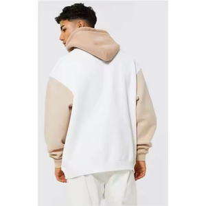 Sweat à capuche d'hiver personnalisable pour hommes-Pull en molleton de coton lourd avec broderie de logo sur le devant Couleurs et tailles personnalisées - Product Image 2