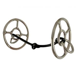 Durable Sweet Iron Snaffle Bit Anillo doble Articulación única Producto de caballo Premium - Product Image 1
