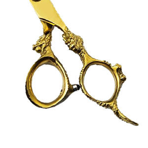 Salon Dragon poignée droitier ciseaux de coupe de cheveux cisailles de coiffeur professionnelles 440C acier inoxydable tranchant amincissement - Product Image 3