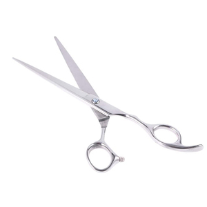 Venta caliente Tijeras para el cuidado del cabello Acabado pulido Acero inoxidable 8,26 pulgadas Supercut Cuchillas rectas Tijeras de aseo - Product Image 1