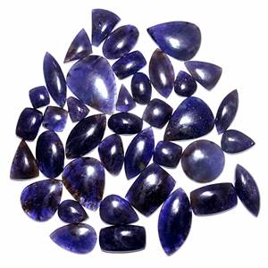 Iolite naturelle Pierre de soleil Pierres précieuses en vrac Cabochon en gros Pierres précieuses en vrac Belle Iolite Pierre de soleil Tous les mélanges Forme Fabrication de bijoux - Product Image 3