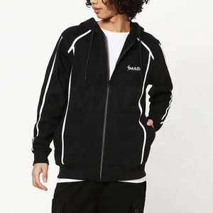Sweat-shirts d'hiver pour hommes de haute qualité, logo imprimé personnalisé, manches longues, doublure en tricot, polyester/coton, séchage rapide, respirant - Product Image 4