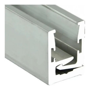 Designs architecturaux modernesProfils de vitrage en aluminium enduit de poudre Service de découpe personnalisé de qualité série 6000 pour les décorations - Product Image 1