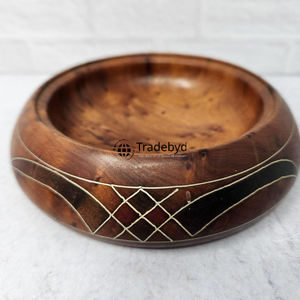 Tradebyd cendrier en bois moderne fait à la main écologique cendrier en bois support robuste pour bureau et extérieur - Product Image 3