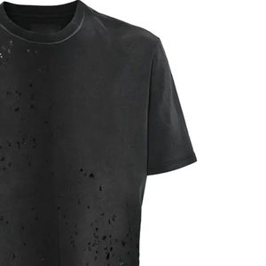 T-shirts pour hommes de style nouveau, design à manches courtes, tissu tricoté léger et durable avec motif délavé, logo personnalisé imprimé - Product Image 5