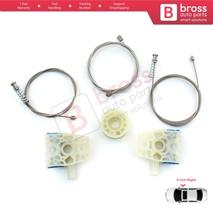 Kit de réparation de lève-vitre avant droit BWR1086 pour Tiguan MK1 5N 2007-2018 SUV 5 portes 5N0837462 - Product Image 3