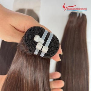 ผม100% แบบเส้นผมตรงจากกระดูกแท้หรูหราสำหรับต่อผมมนุษย์จากเวียดนาม - Product Image 4