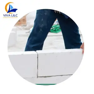 Painel de concreto aerado aac, substituto de bloco aac feito no vietnã de alta qualidade