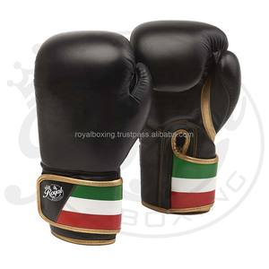 Vente en gros Gants de boxe professionnels personnalisés ODM/OEM en cuir véritable PU avec logo personnalisé Tailles professionnelles disponibles - Product Image 4