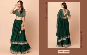Georgette Designer Lehenga Choli Collection Full Catalog available at wholesale rate, premium collection at wholesale rate. - Product Image 4