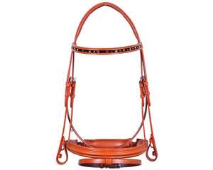 Brida de caballo inglés ecuestre de primera calidad con correas de cuero duraderas, accesorios de metal y Botas de lluvia de goma para mayor comodidad - Product Image 1