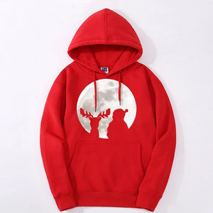 2025 New Summer Embroidered <b>Hoodies</b> Santa Claus Printed Thick Breathable Quick Dry <b>Men</b> Women Streetwear Winter Hoodie For Unisex - Product Image 2