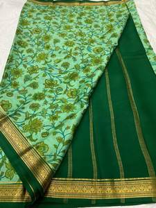 Magnifique Sarees en crêpe georgette imprimé - Product Image 4