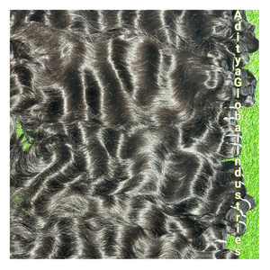 Extensions de cheveux à ondulations naturelles extra-denses, fabriquées à partir de cheveux humains 100% naturels pour des coiffures ondulées volumineuses et élégantes - Product Image 2