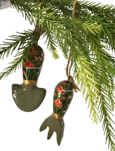 Kashmir Handmade Christmas <b>Tree</b> <b>Stand</b> Accessories Eco-Friendly Paper Mache Ornaments and Garden Tools Greeting Cards Product - Product Image 2