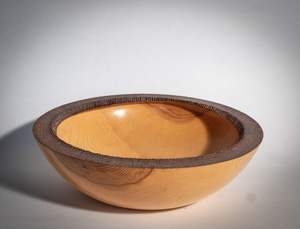 ชามแป้งไม้แบบแฮนด์เมดสำหรับใส่เทียนผลไม้หรือสลัดชามบ้านไร่แบบวินเทจคุณภาพสูงแบบชนบท - Product Image 3