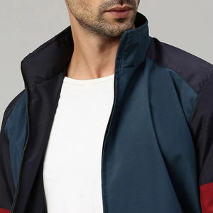 Chaqueta bomber de invierno para hombre estilo callejero poliéster/nailon impermeable transpirable cuello alto venta al por mayor alta calidad OEM - Product Image 6