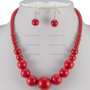 Collar Unisex de moda Hip Hop, collar de cuentas de cristal Natural colorido con personalidad, collar de resina, regalo de fiesta - Product Image 3