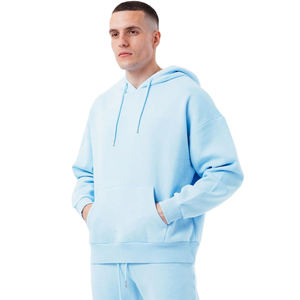 Personnalisé poids lourd 500 Gsm français éponge pull à capuche hommes Vintage en détresse surdimensionné recadrée lavage à l'acide polaire hiver XS - Product Image 1