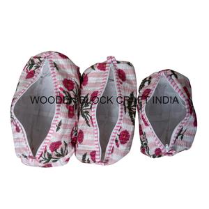 Personalized Custom Logo Eco-Friendly Bohemian Cotton Cosmetic <b>Bag</b> Tassel Zipper Closure Large Capacity Portable Makeup Pouch - Product Image 1