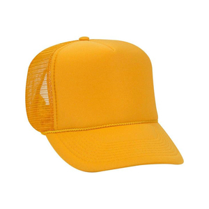 Casquette promotionnelle personnalisée à profil haut, casquette de camionneur structurée, panneau frontal en mousse, snapback réglable, dos en maille - Product Image 1