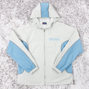 Chaqueta cortavientos con capucha de calle alta de invierno personalizada OEM, abrigo deportivo con cremallera completa para hombre, manga larga, impermeable, de nailon de secado rápido - Product Image 4