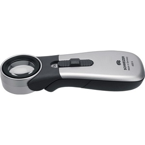 Tech-Line Classic Handheld <b>Illuminated</b> Magnifying Glass 10x LED 22.8 mm Lens for Welders - Product Image 1