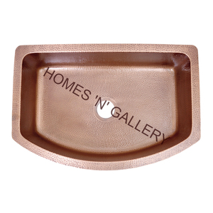High Quality Classic Antique Finish Hammered Copper <b>Kitchen</b> <b>Sink</b> Single Bowl Design Handmade Standard Manufacturing Manufacturer - Product Image 1