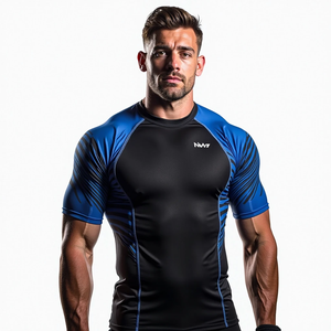 Protège-éruption personnalisé Full Sleeve sublimé pour MMA Jiu Jitsu personnalisé avec protection UV Compression Fit Kimono Style - Product Image 5