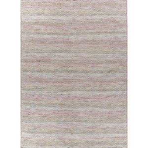 พรมขนสัตว์ผสมวิสโคสลายเรขาคณิต Abrash Gold Flat Weave รุ่น ADWV-13047 สำหรับใช้ในบ้าน - Product Image 1