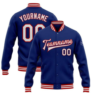 Chaqueta universitaria Letterman de béisbol con diseño personalizado de buena calidad para hombre chaqueta colorida de moda con logotipo - Product Image 3