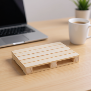Sottobicchiere in Legno Personalizzato Drillet per Uso Promozionale - Product Image 3